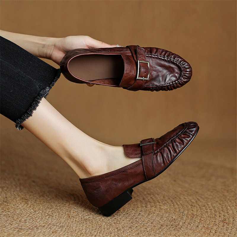 Women'S Shoes And Accessories - 여성용 정품 가죽 펌프스, 여성용 주름진