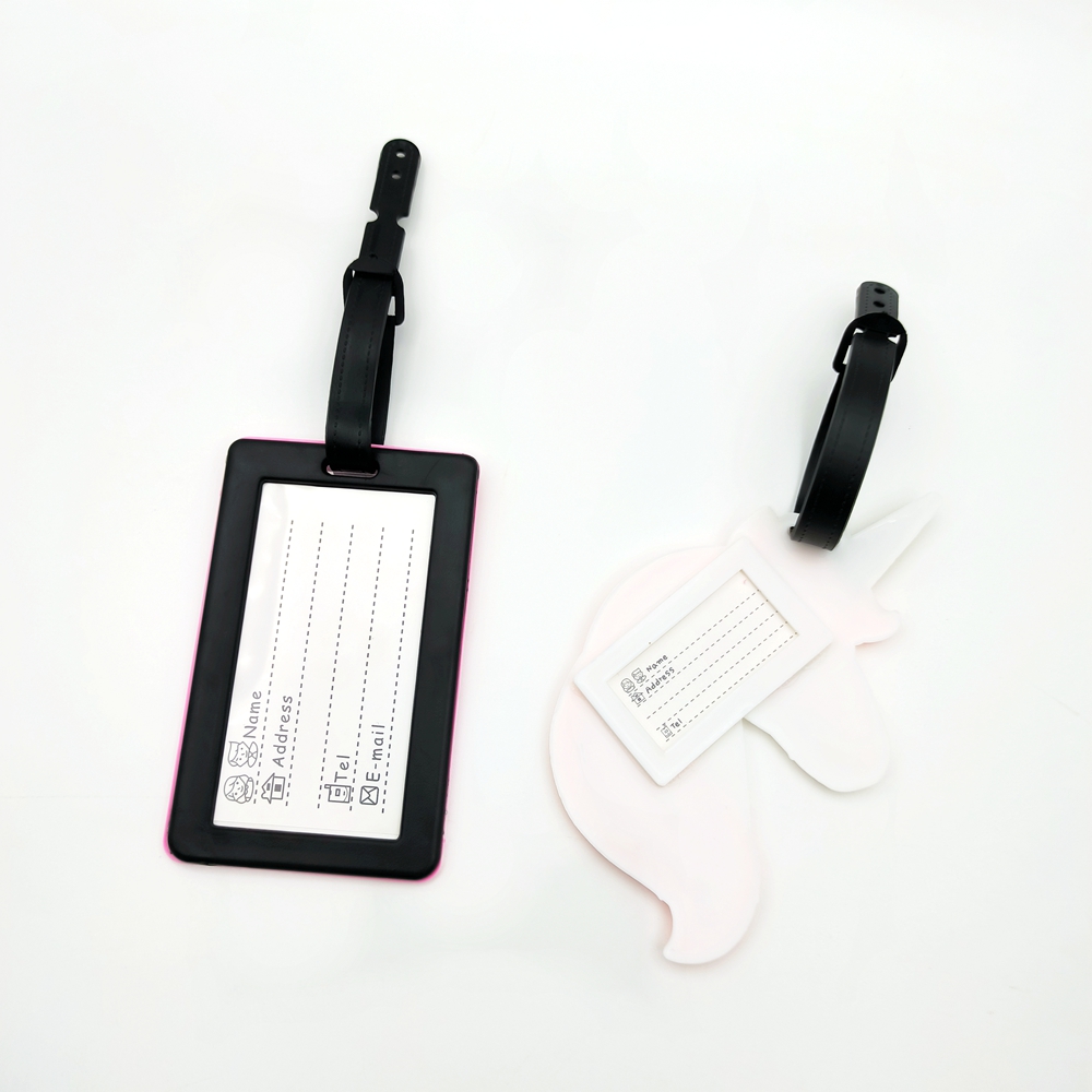 성인 출장을 위한 1pc/2pcs 유니콘 수하물 태그, - Women Accessories Business Name 리뷰 및 가격