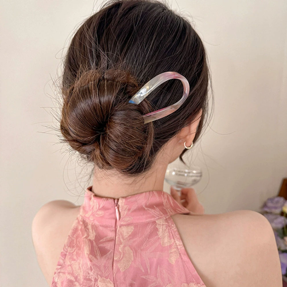 레트로 U자형 여성용 헤어클립, 우아한 분위기의 포니테 - Women'S Accessories H&M 리뷰 및 가격