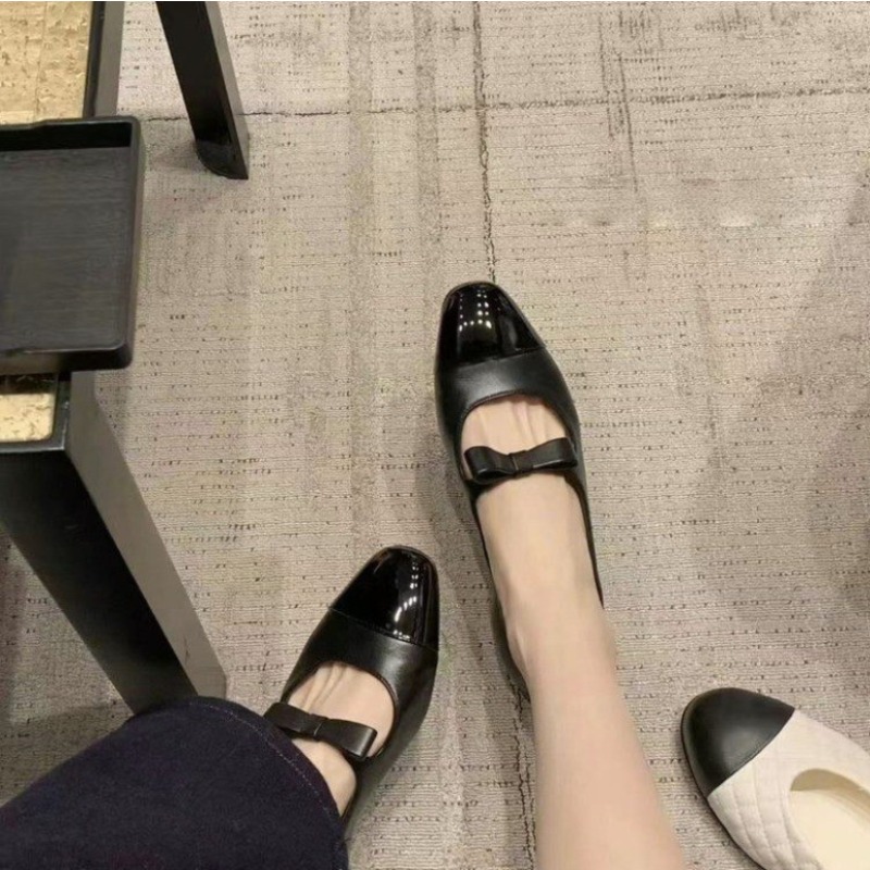 2026 양가죽 플랫 바닥 여성용 신발 리본 매듭 사각 - Women'S Shoes And Accessories 리뷰 및 가격
