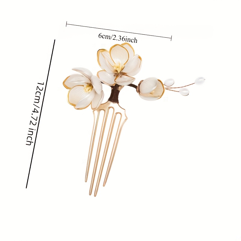 중국 스타일 쉘 목련꽃 헤어 빗 진주 태슬 장식 빈티지 - Women'S Accessories H&M 리뷰 및 가격